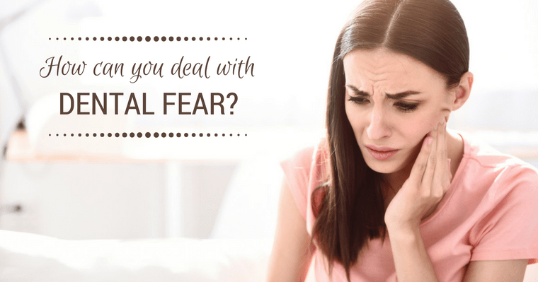 An anxious patient wondering how to deal with dental fear